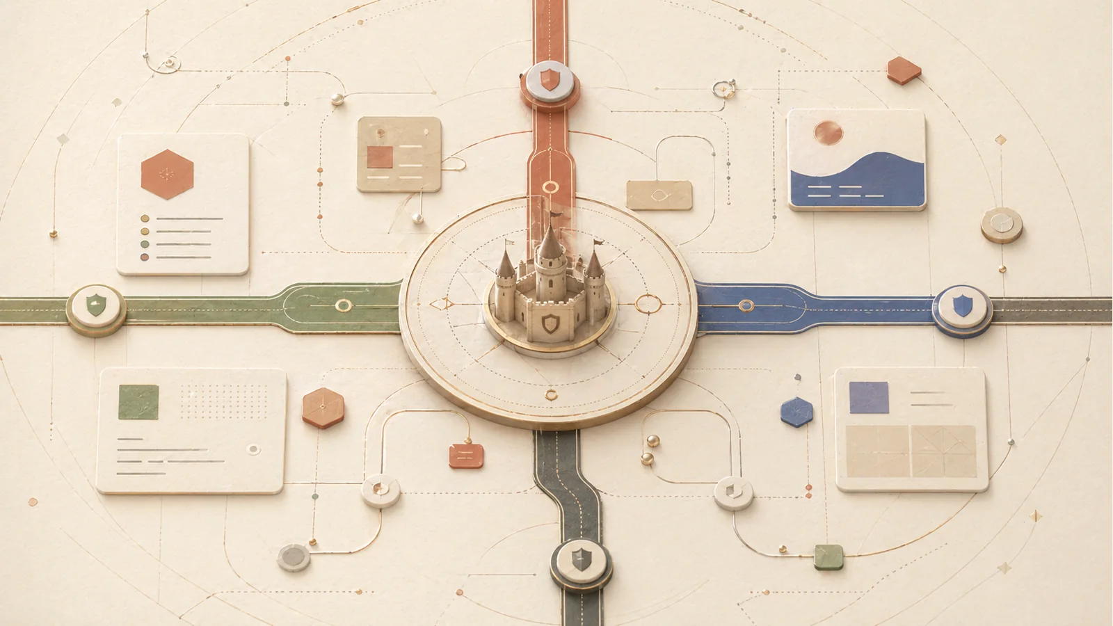 Services flow map